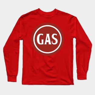 Retro Gasoline Station Long Sleeve T-Shirt